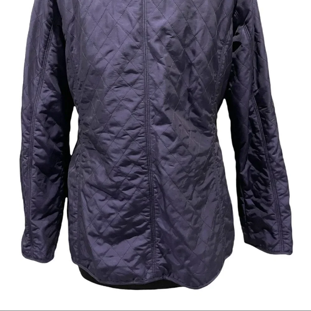 𝅺Pendleton Purple Fleece Lined Quilted Jacket Sz M